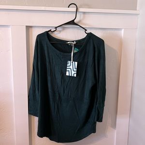 Dark Teal Market and Spruce Corinna Brushed Dolman Knit Top